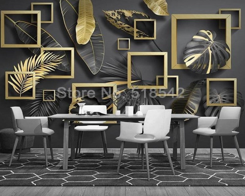 3D Wallpaper Mystic Feather Squares